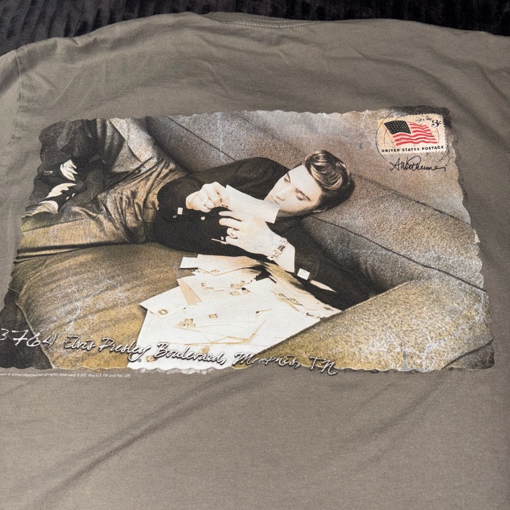 Elvis Presley at 21 t shirt